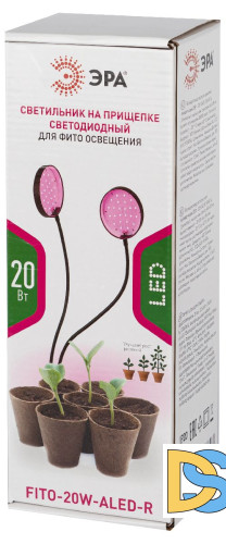 Настольная лампа Эра FITO-20W-АLED-R Б0053290