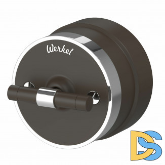 Переключатель/выключатель одноклавишный Vintage (мокко матовый/хром) W5812052