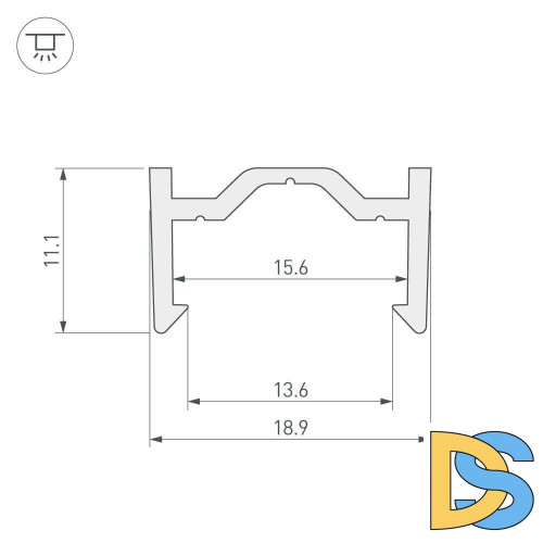 Профиль Arlight ARH-CH15 027091