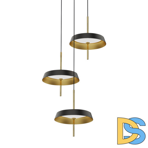 Подвесной светильник DeLight Collection MD18001061-3B black/gold
