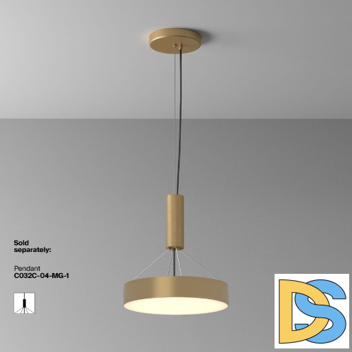 Потолочный светильник Maytoni Zon C032CL-36W3K-RD-MG