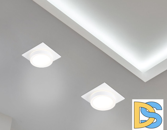 Встраиваемый светильник Ambrella Light GX53 Acrylic Tech Techno Spot TN52421