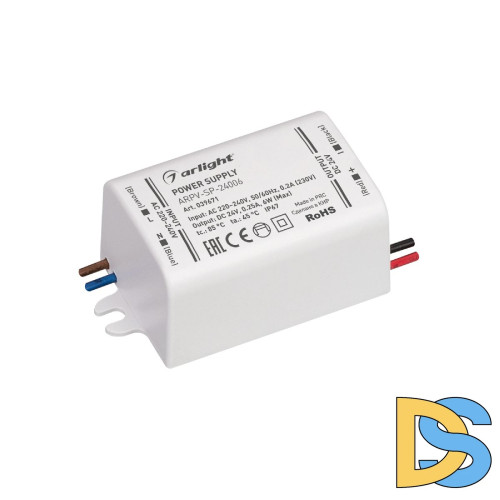 Блок питания Arlight ARPV-SP-24006 (24V, 0.25A, 6W) 039671