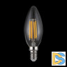 Лампа светодиодная филаментная диммируемая Voltega E14 5W 2800K свеча прозрачная 8460