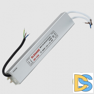 БЛОК ПИТАНИЯ ГЕРМЕТИЧНЫЙ 60 ВТ. IP 67 ELEGANZ