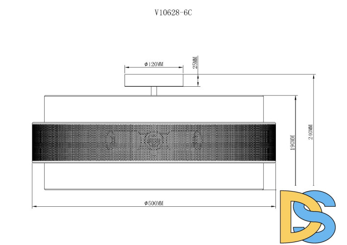 Потолочный светильник Moderli Gela V10628-6C