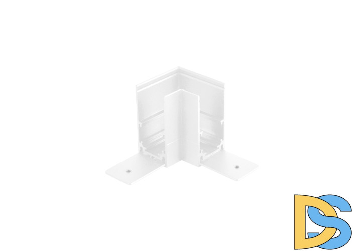 Угловой cоединитель для магнитного накладного шинопровода Crystal Lux Space CLT 0.213 04 WH