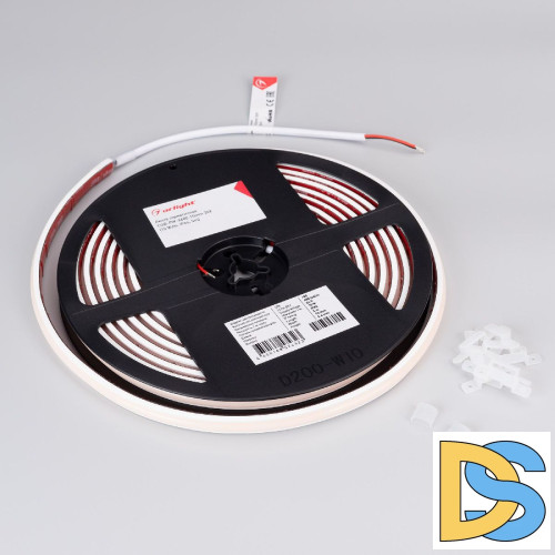 Светодиодная лента герметичная Arlight COB-PW-X480-10mm 24V Warm3000 (10 W/m, IP66, 5m) 045864