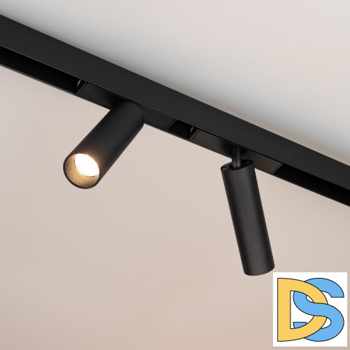 Трековый магнитный светильник Arlight MAG-SPOT-25-R120-12W Warm3000 (BK, 30 deg, 24V) 033678(1)