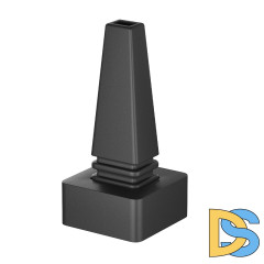 Настенный фиксатор для подвесного монтажа шинопровода Maytoni Elasity TRA160BC-B