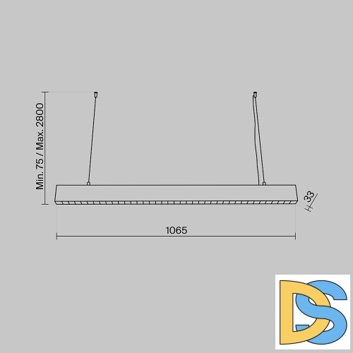 Подвесной светильник Maytoni Vinder P050PL-L40W4K