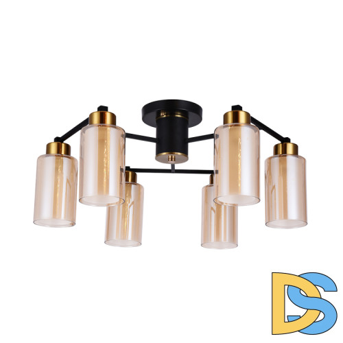 Потолочная люстра Arte Lamp Leo A7027PL-6BK