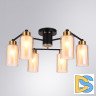 Потолочная люстра Arte Lamp Leo A7027PL-6BK