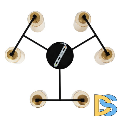 Потолочная люстра Arte Lamp Leo A7027PL-6BK