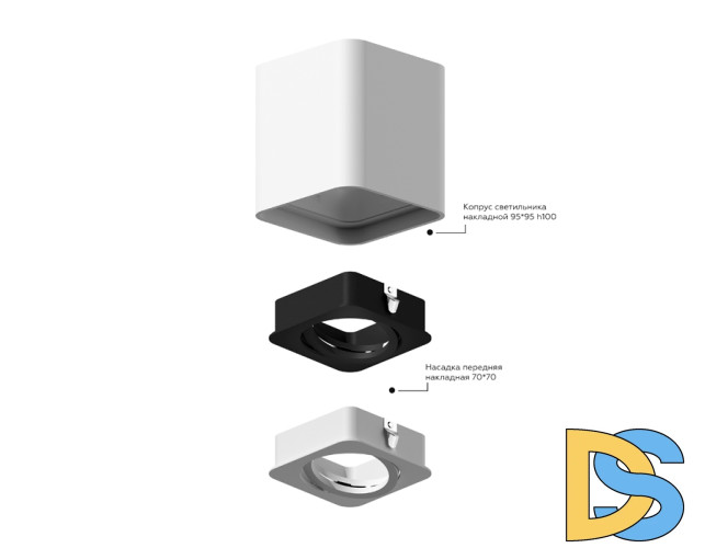 Корпус светильника накладной Ambrella Light DIY Spot C7840