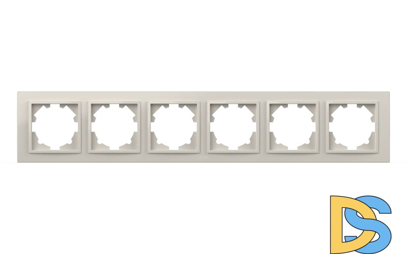 Рамка шестиместная ELBI Zena 500-010200-252