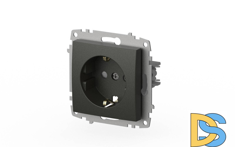 Розетка с заземлением и защитой от детей ELBI Zena Vega 609-011100-243