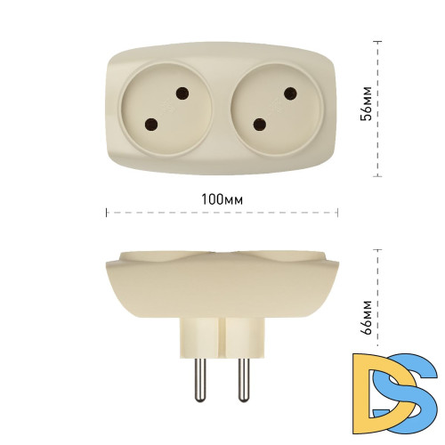 Разветвитель электрический Эра SP-2-I Б0017017