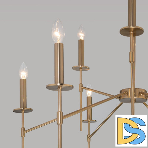 Люстра на штанге Eurosvet Anders 60142/9 латунь a061931