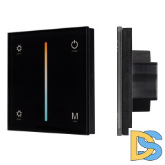 Панель Arlight Smart-P21-Mix-G-IN Black (12-24V, 4x3A, Sens, 2.4G) 033765