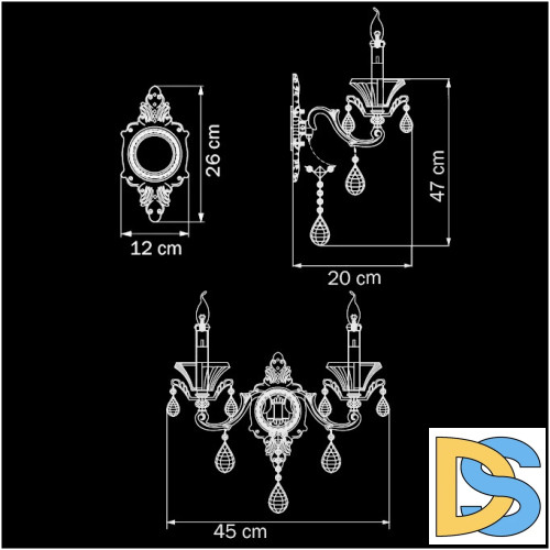 Бра Osgona Ampollo 786622