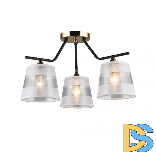 Потолочная люстра IMEX MD.2128-3-S-BK+FGD