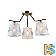 Потолочная люстра IMEX MD.2128-3-S-BK+FGD