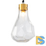 Подвесной светильник Delight Collection KR1197 KR1197P-1 brass/clear