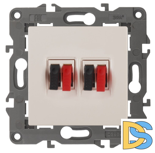 Розетка аудио двойная Эра 14-3112-02 Б0034327