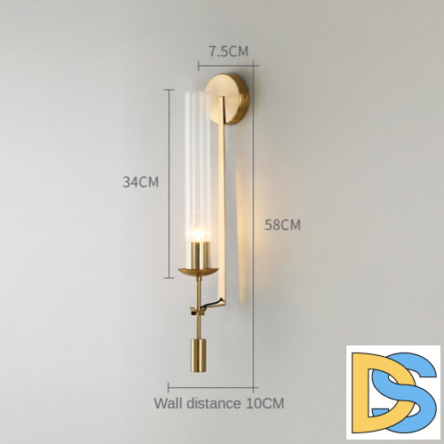 Бра Delight Collection Wall lamp 88043W brass