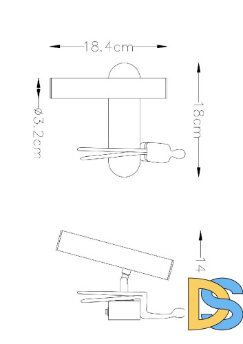 Спот Arte Lamp Albert A2173AP-1BK
