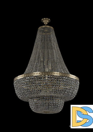 Люстра на штанге Bohemia Ivele Crystal 19101/H2/90IV G