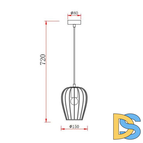 Подвесной светильник Rivoli Atena 5063-201 Б0047367