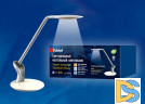 Настольная лампа (UL-00002342) Uniel TLD-547 White/LED/400Lm/3300-6000K/Dimmer