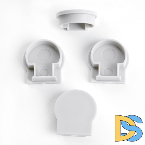 Заглушка без отверстия для профиля CAB282 (комплект 4шт) Feron LD380 48255