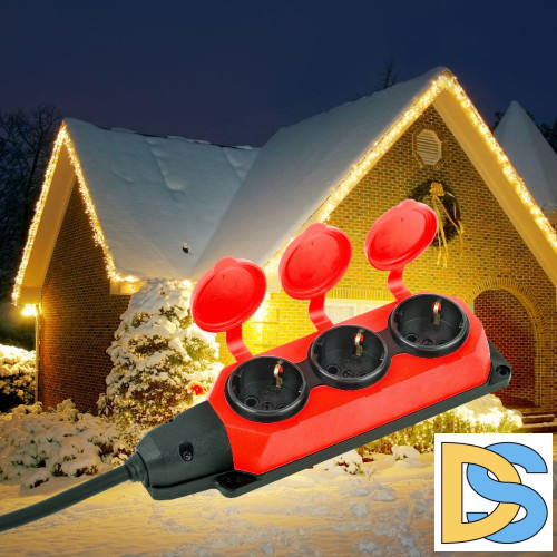 Удлинитель силовой Эра UK-3e-3x1,5-30m-IP44(KG) Б0057582