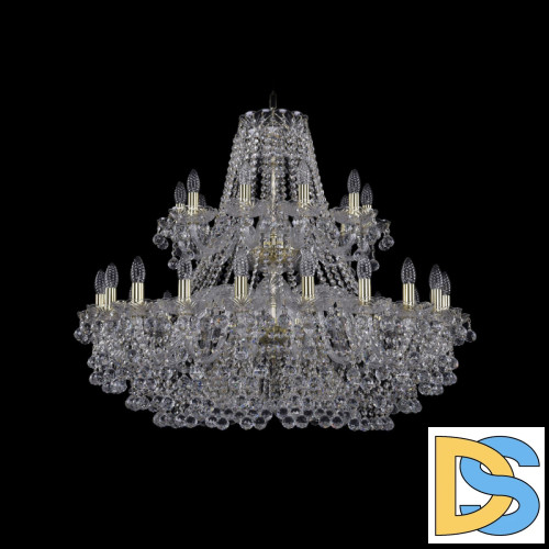 Подвесная люстра Bohemia Ivele Crystal 1409/20+10/360/2d G