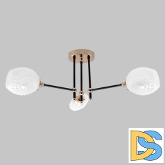 Потолочная люстра IMEX MD.4144-3-S-BK+FGD