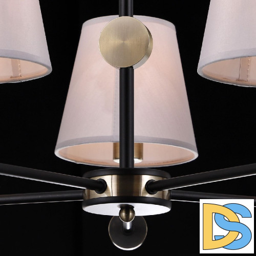 Люстра на штанге Illumico IL0394-5CSQ-24 BK AB CASTOR