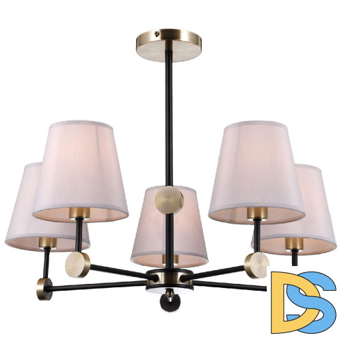 Люстра на штанге Illumico IL0394-5CSQ-24 BK AB CASTOR