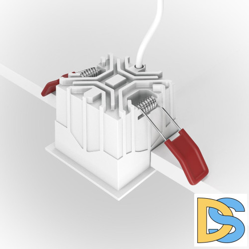 Встраиваемый светильник Maytoni Technical Alfa LED DL043-01-10W3K-D-SQ-WB