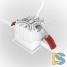 Встраиваемый светильник Maytoni Technical Alfa LED DL043-01-10W3K-D-SQ-WB