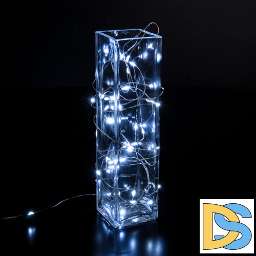 Гирлянда нить Eurosvet 400-006 белый 3м IP20