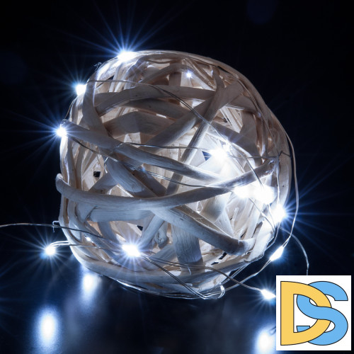 Гирлянда нить Eurosvet 400-006 белый 3м IP20