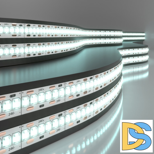 Светодиодная лента Elektrostandard 24V 24W 240Led 2835 IP20 холодный белый, 5м 4690389167645