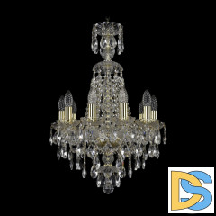Подвесная люстра Bohemia Ivele Crystal 1415/10/141/XL-66 G