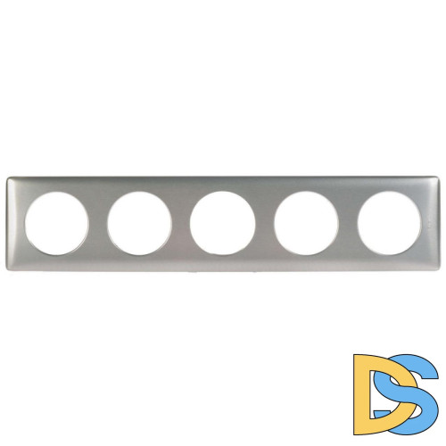 Рамка 5-постовая Legrand Celiane титан 068910