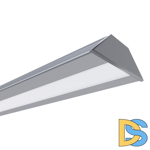 Профиль угловой накладной Apeyron ширина ленты до 10мм (рассеиватель, заглушки - 2шт) 08-07