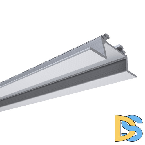 Профиль угловой накладной Apeyron ширина ленты до 10мм (рассеиватель, заглушки - 2шт) 08-07