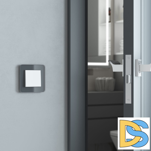 Выключатель одноклавишный Werkel (белый матовый) W1110061